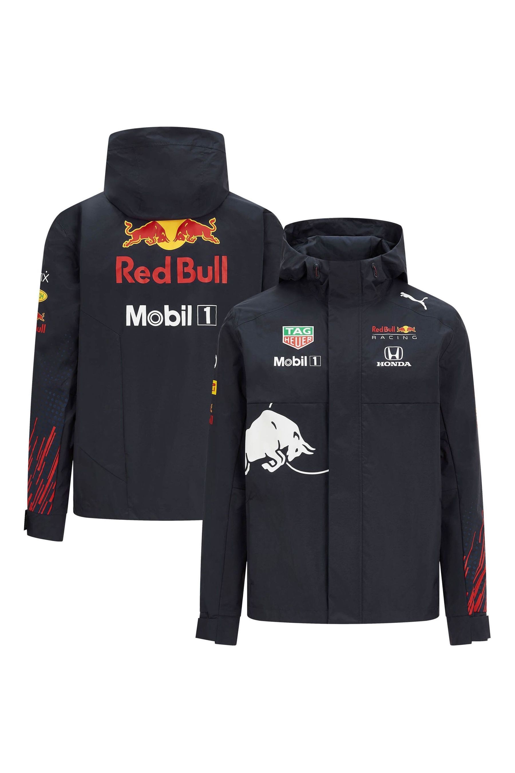 Buy Fanatics Blue Bull Racing 2021 Team Rain Jacket from the Next UK online shop