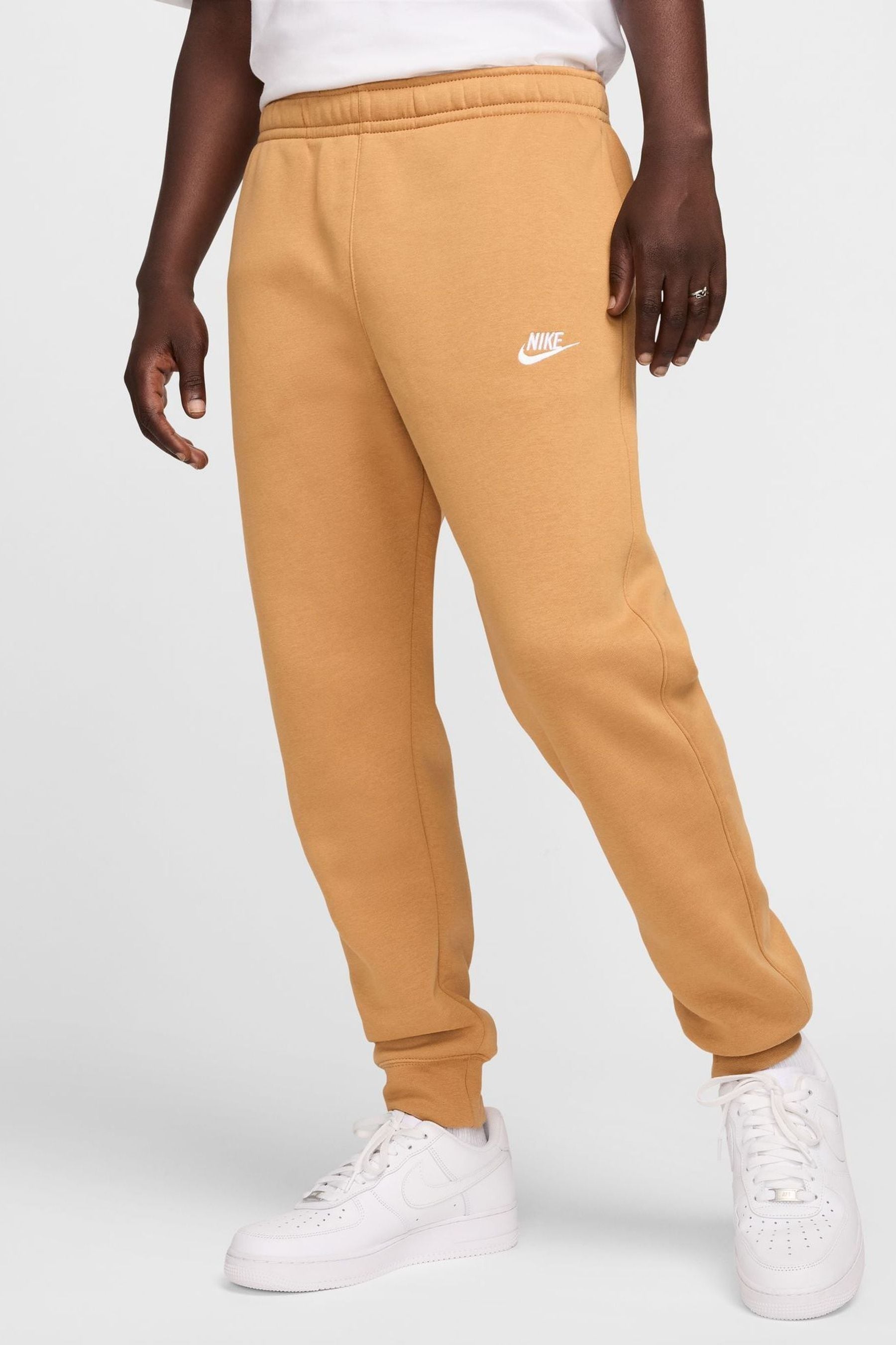 Buy Nike Flax White Club Joggers from the Next UK online shop