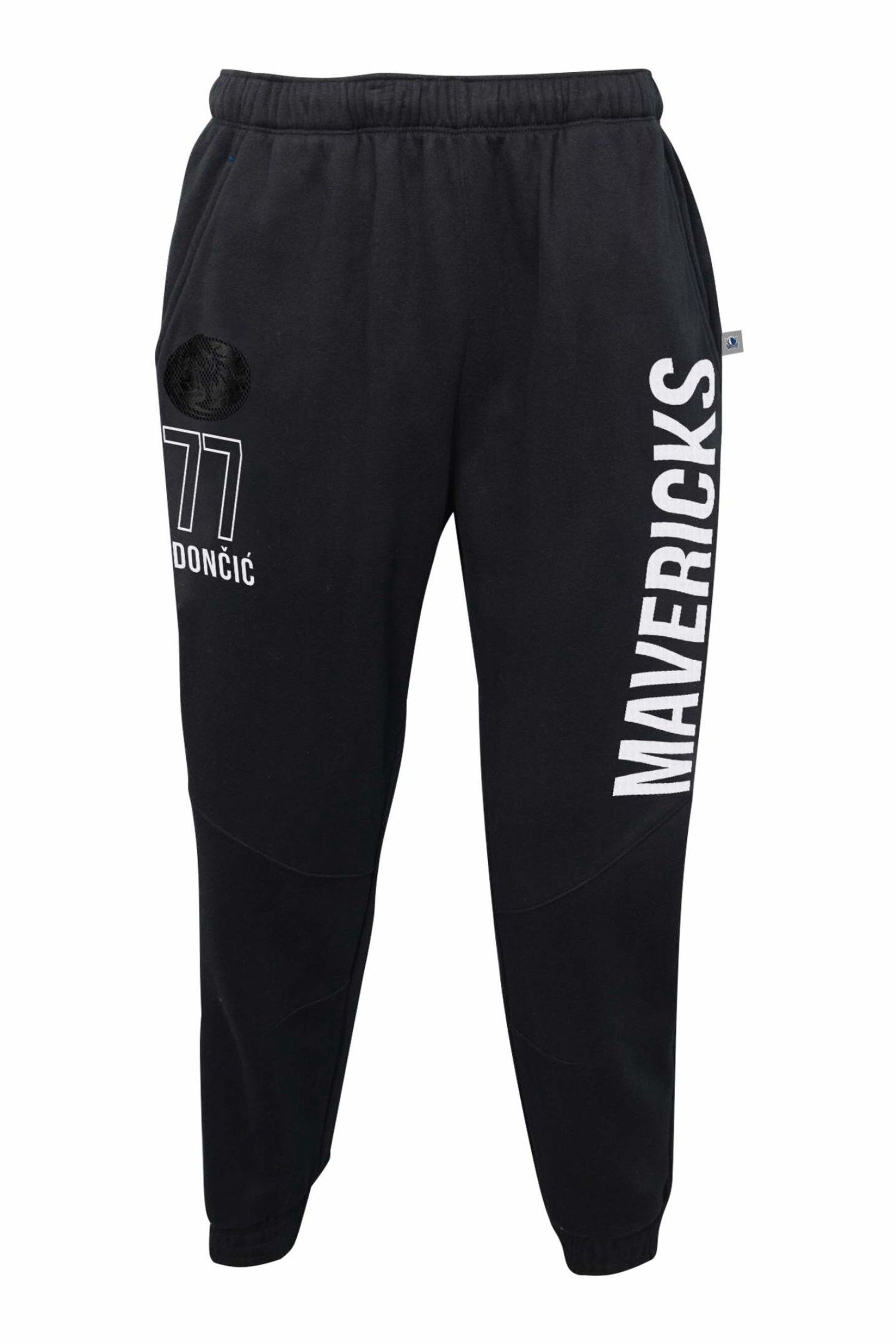 Buy Fanatics NBA Dallas Mavericks Name Number Luca Doncic Black Joggers from the Next UK online shop