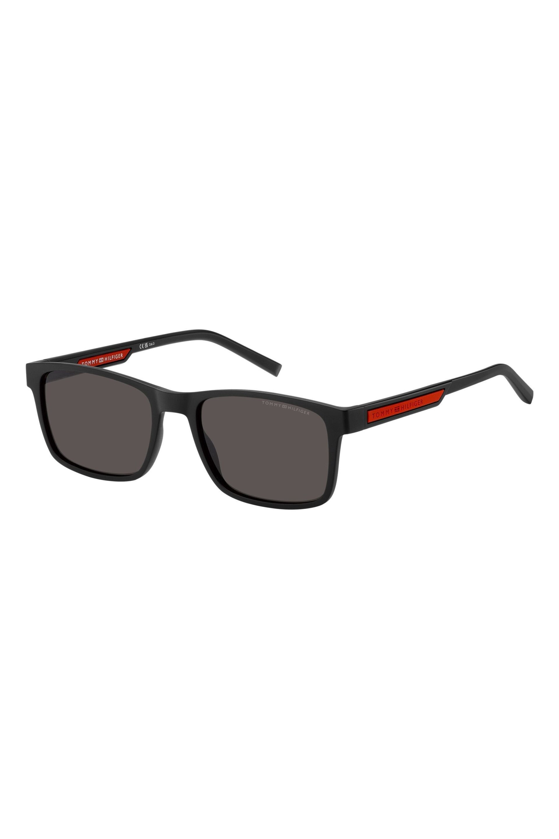 Tommy Hilfiger 2089/S Rectangular Black Sunglasses - Image 1 of 4