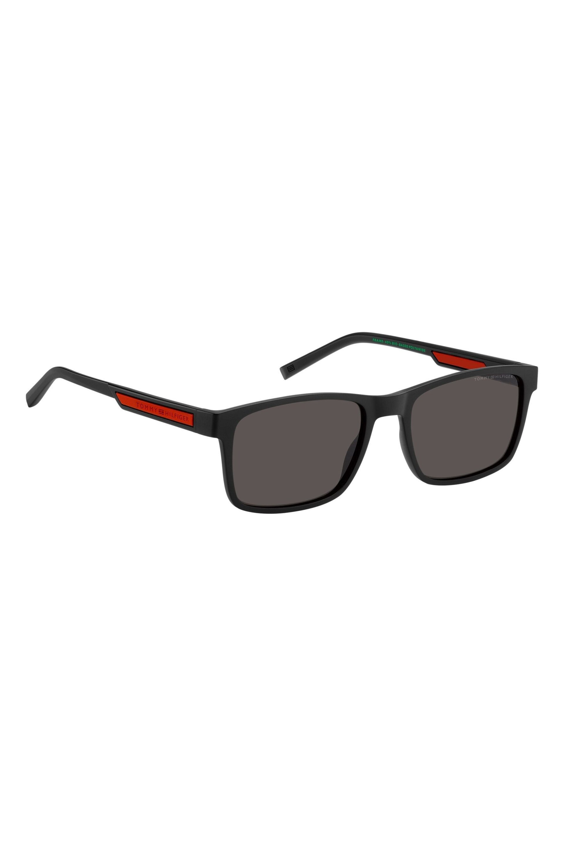 Tommy Hilfiger 2089/S Rectangular Black Sunglasses - Image 2 of 4