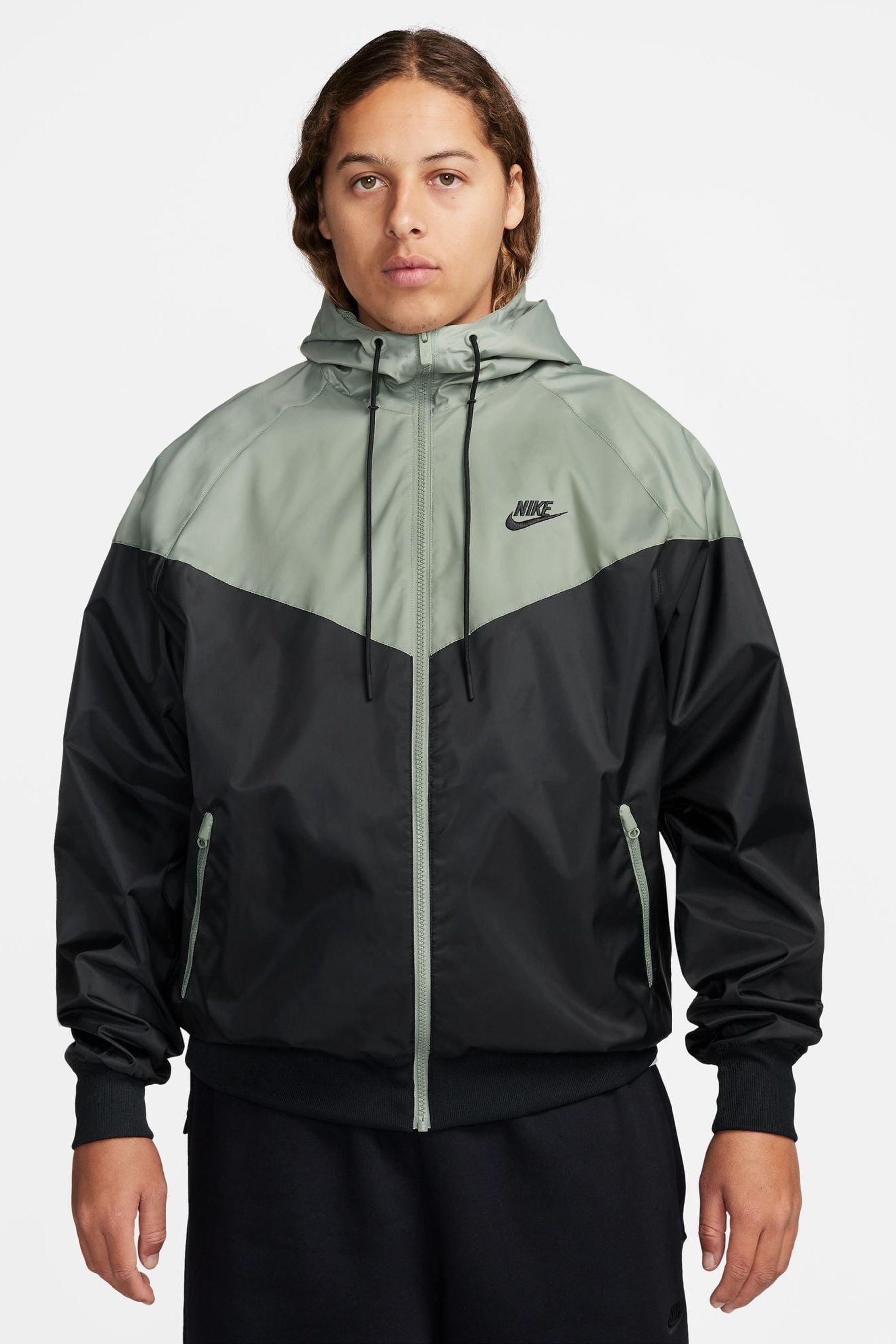 Buy Nike Black Sportswear Windrunner Hooded Jacket from the Next UK online shop
