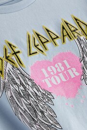 Blue Def Leppard Band License Oversized T-Shirt (3-16yrs) - Image 3 of 3
