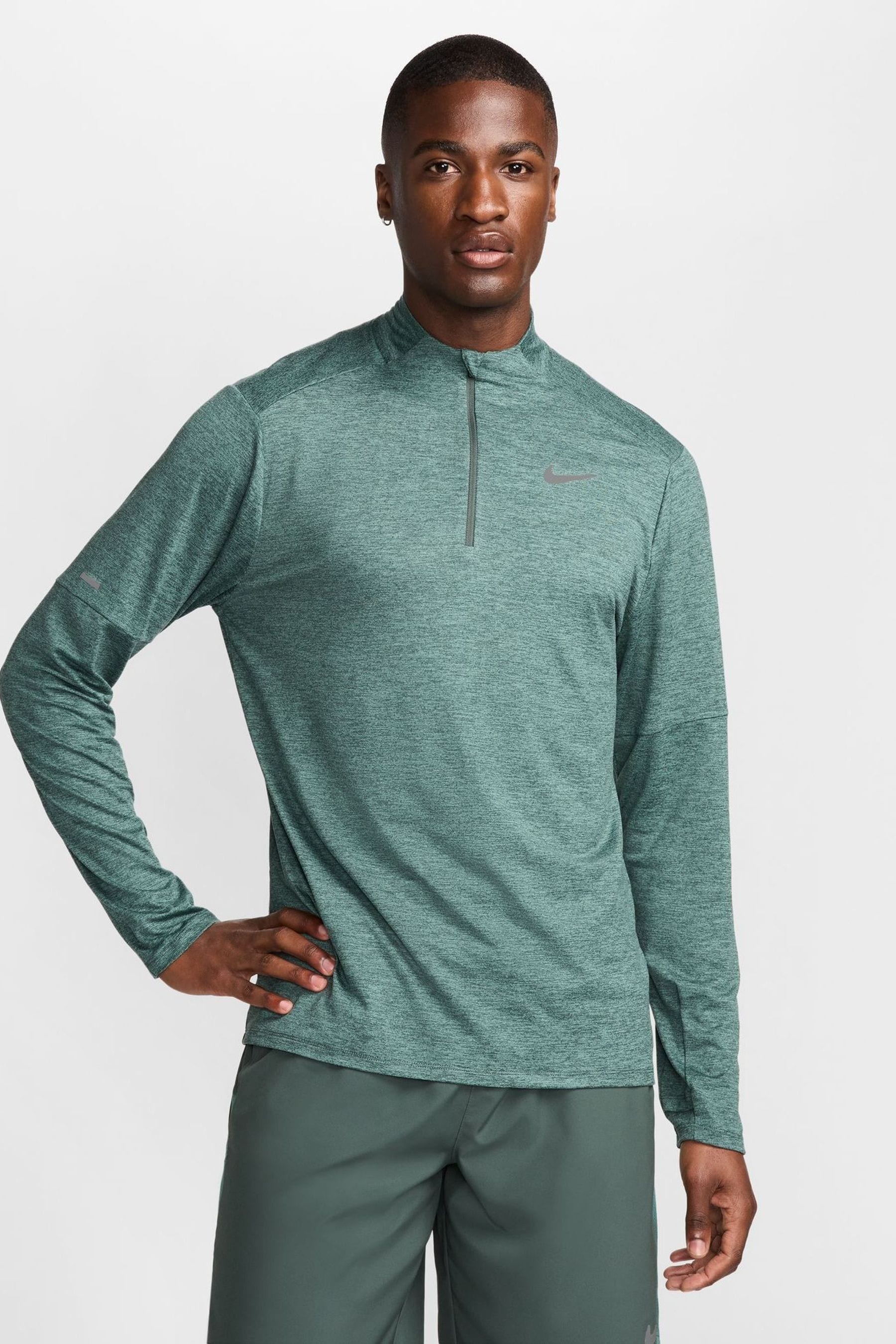 Buy Nike Green Element Half Zip Running Top from the Next UK online shop