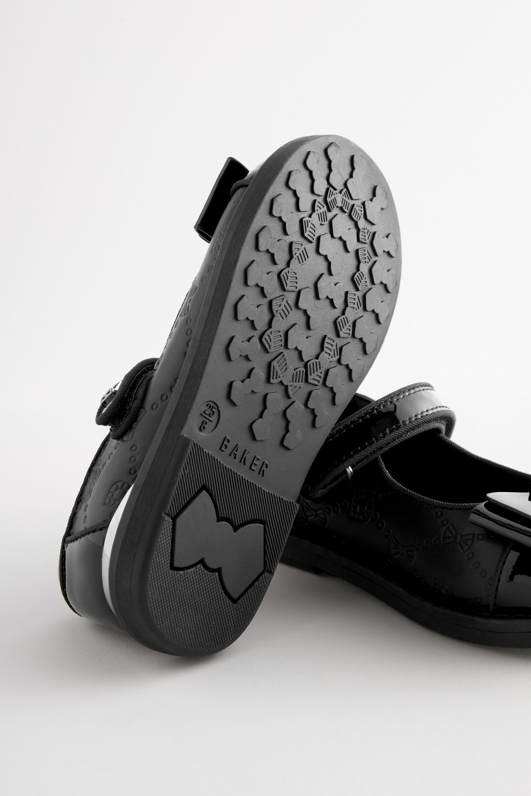 Girls black ted baker shoes discount