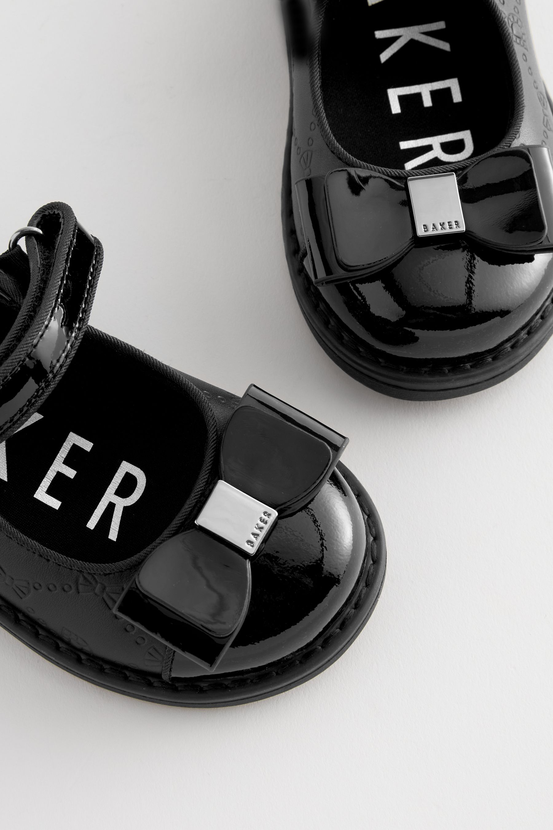 Girls black ted baker shoes best sale