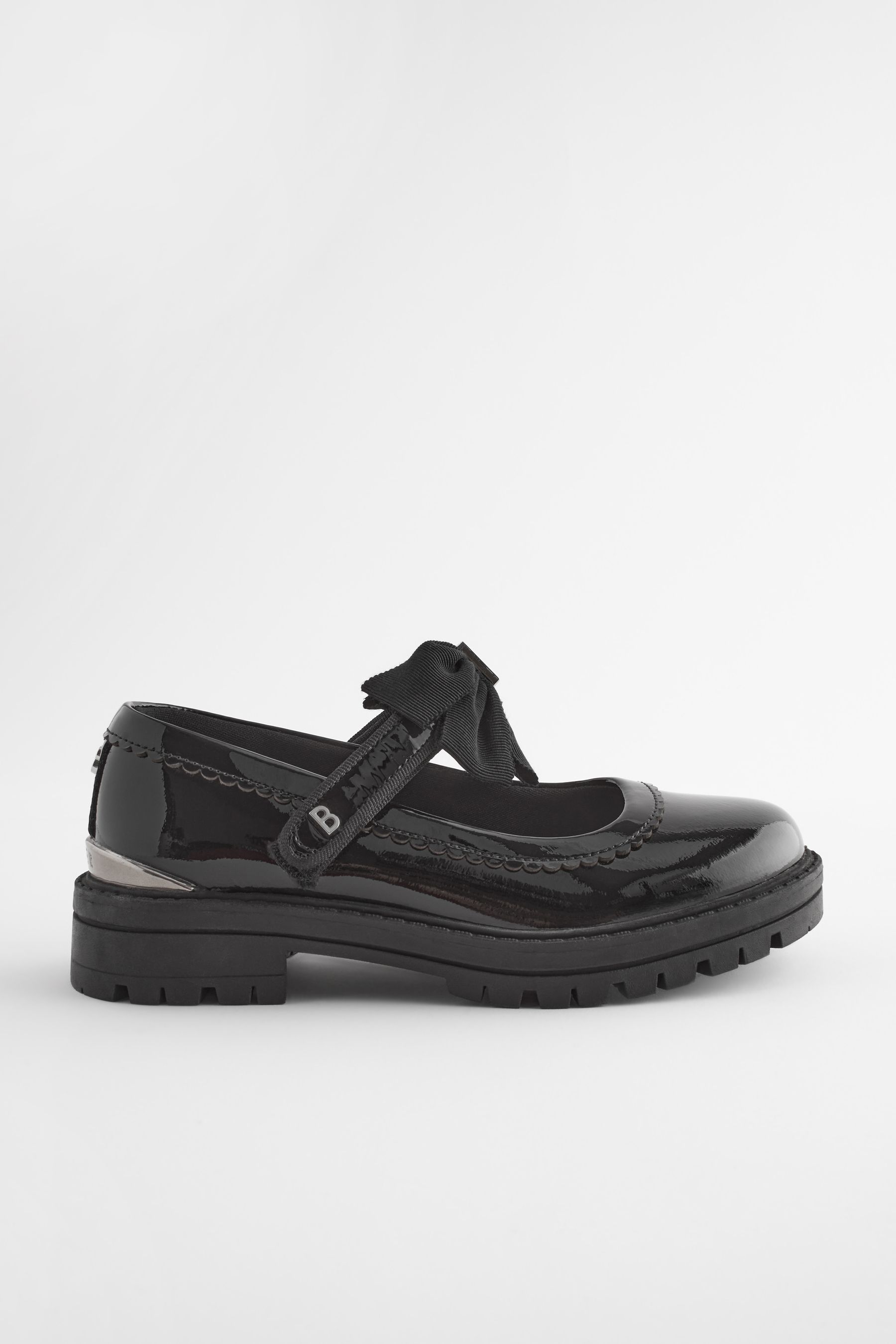 Buy Baker by Ted Baker Girls Black School Chunky Mary Jane Shoes with Bow from Next France