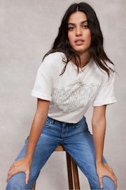 Mint Velvet White Fleetwood Mac T-Shirt - Image 5 of 8