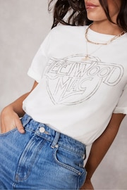 Mint Velvet White Fleetwood Mac T-Shirt - Image 6 of 8