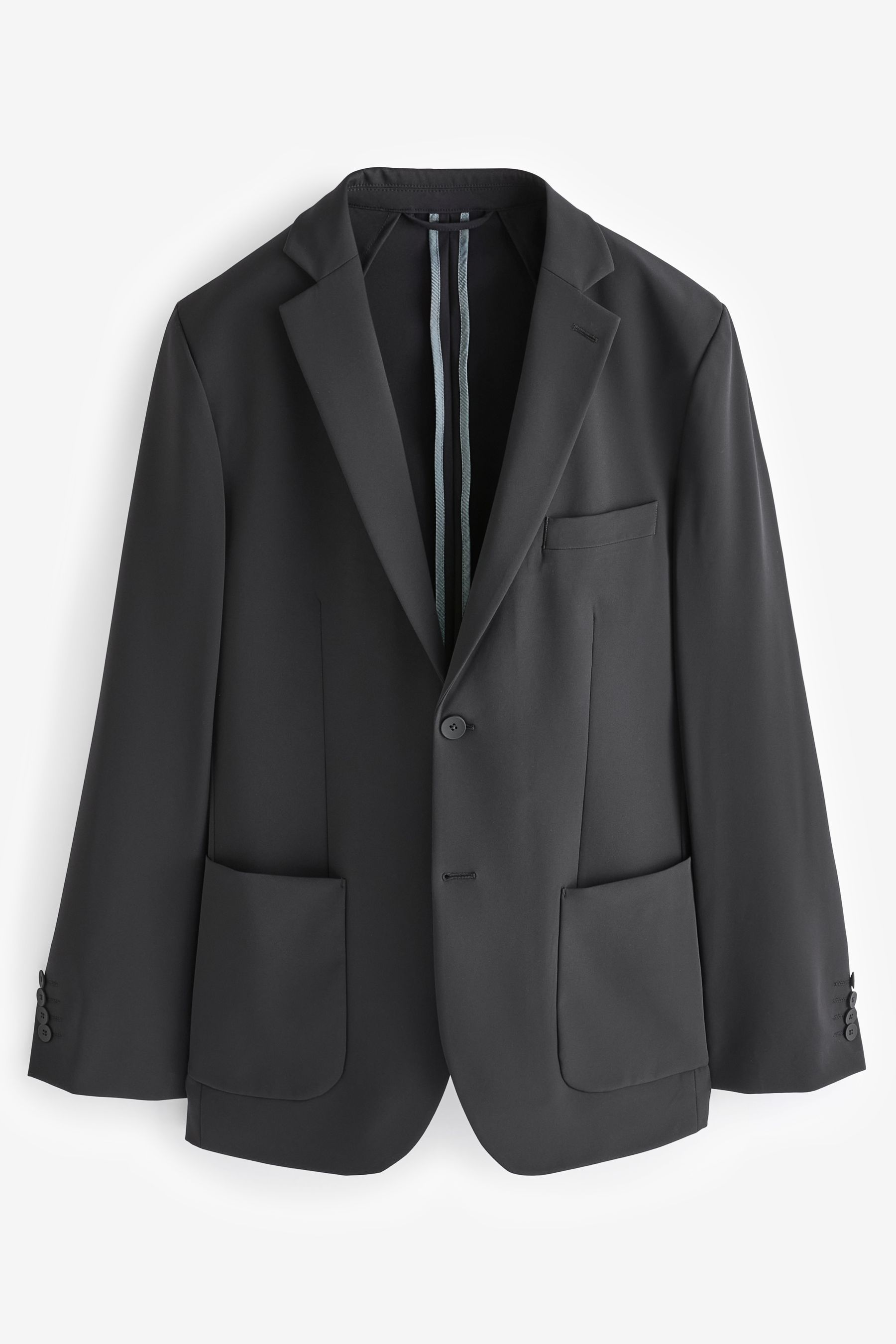 Buy Black Muscle Fit Motionflex Stretch Tech Suit Jacket from Next Oman
