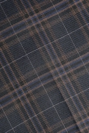 Navy Tailored Fit Trimmed Check Suit Trousers - Image 9 of 9
