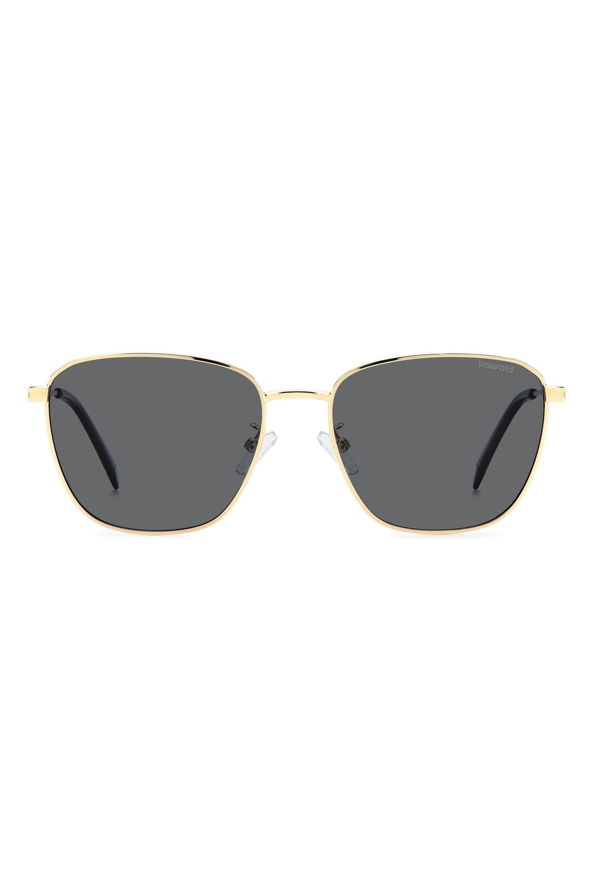 Polaroid Gold Tone 4159/G/S/X Rectangular Sunglasses - Image 2 of 4