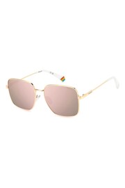 Polaroid Gold Tone 6194/S/X Square Sunglasses - Image 3 of 4