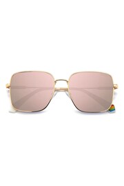 Polaroid Gold Tone 6194/S/X Square Sunglasses - Image 4 of 4