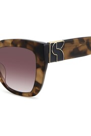 kate spade new york Bexley/G/S Cat Eye Brown Sunglasses - Image 4 of 4