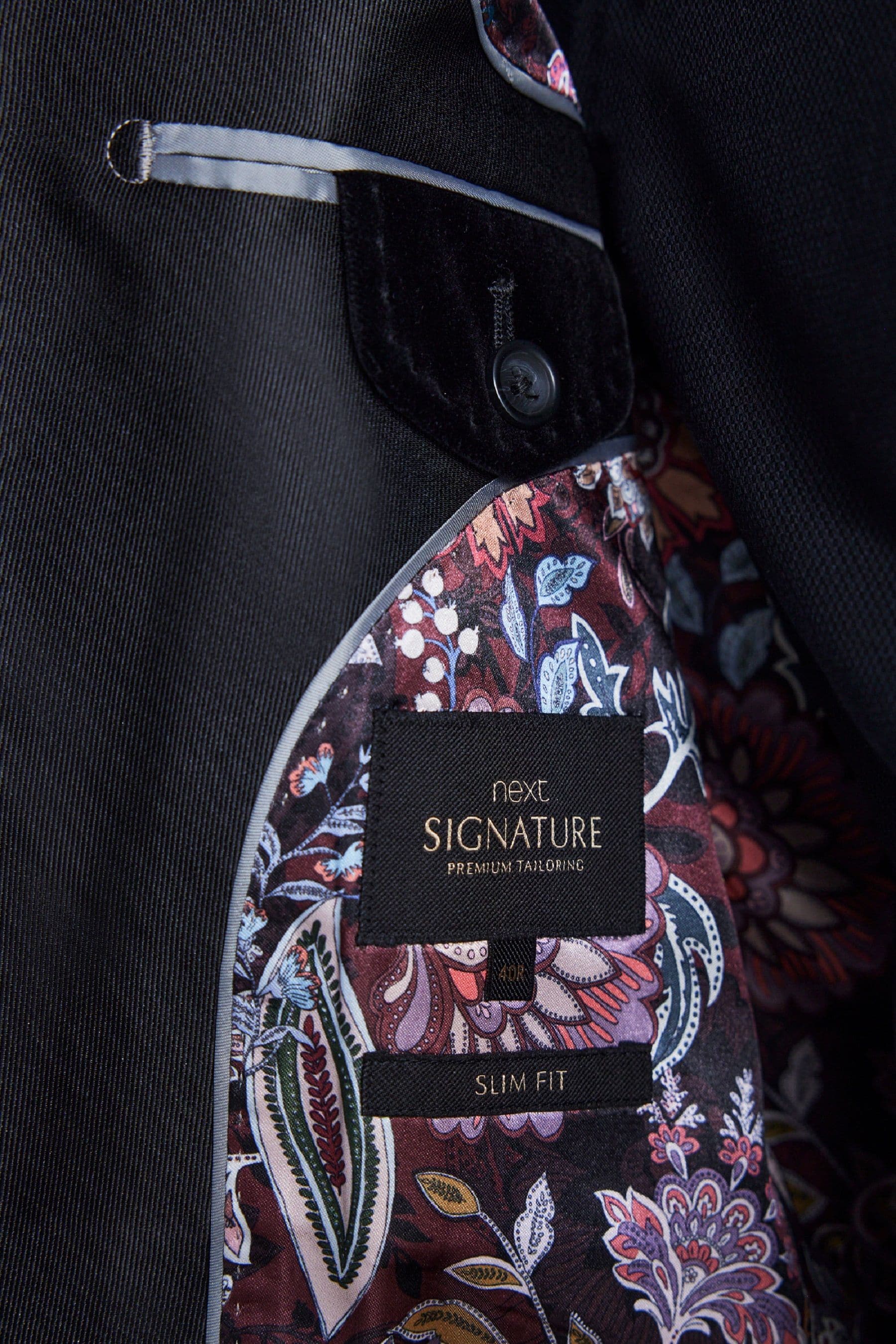 Buy Signature Pontoglio Italian Fabric Velvet Blazer Next Ukraine