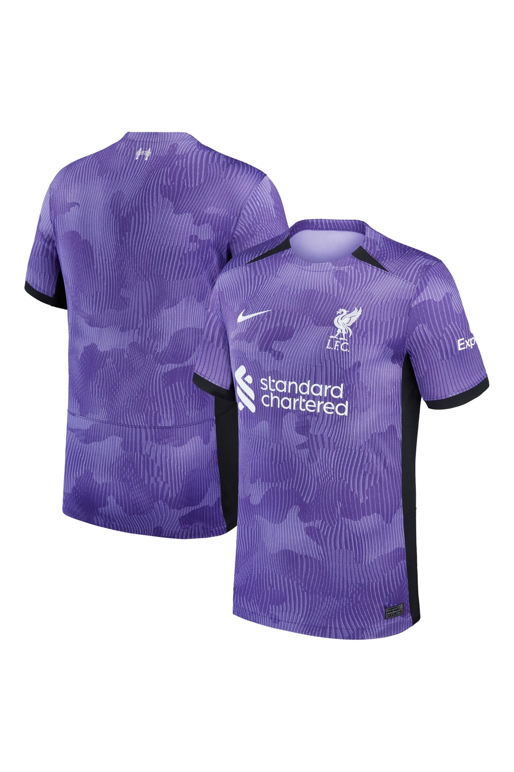 Buy Nike Purple Liverpool 3rd Stadium Shirt 2023 24 Kids from the Next UK online shop