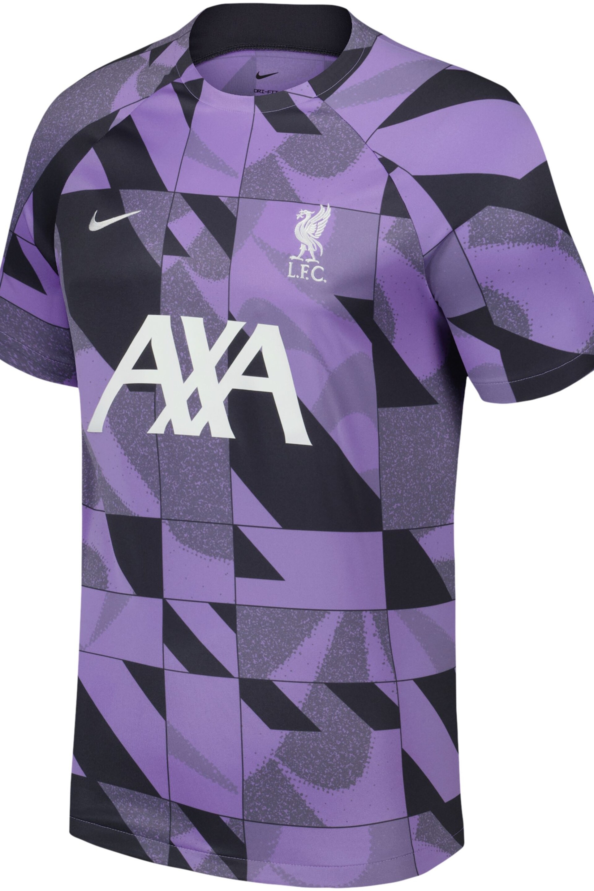 Nike Purple Liverpool Academy Pro Pre Match FootBall Shirt - Image 2 of 4