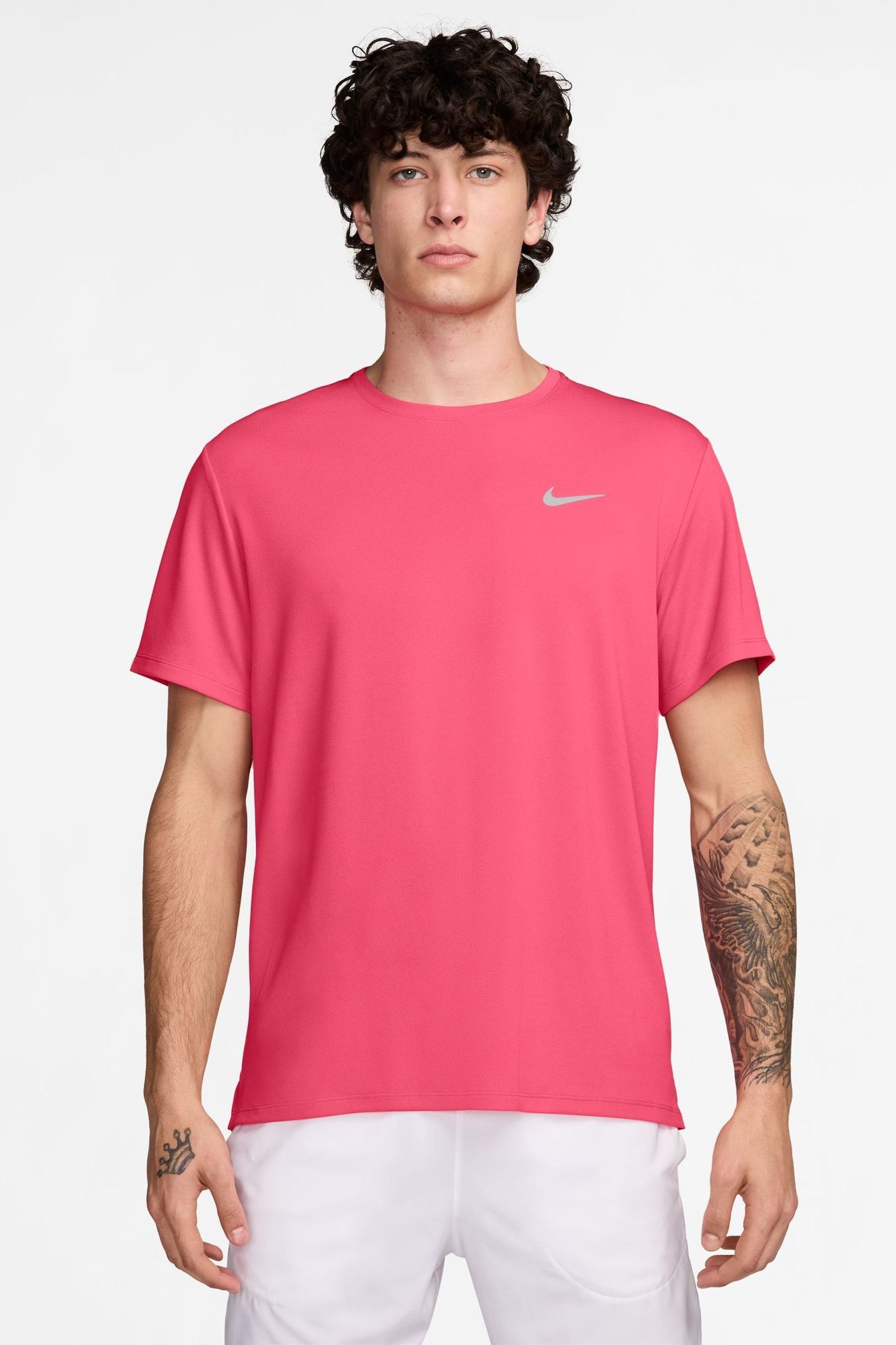 Buy Nike Red Miler Dri FIT UV Running T Shirt from Next Ireland