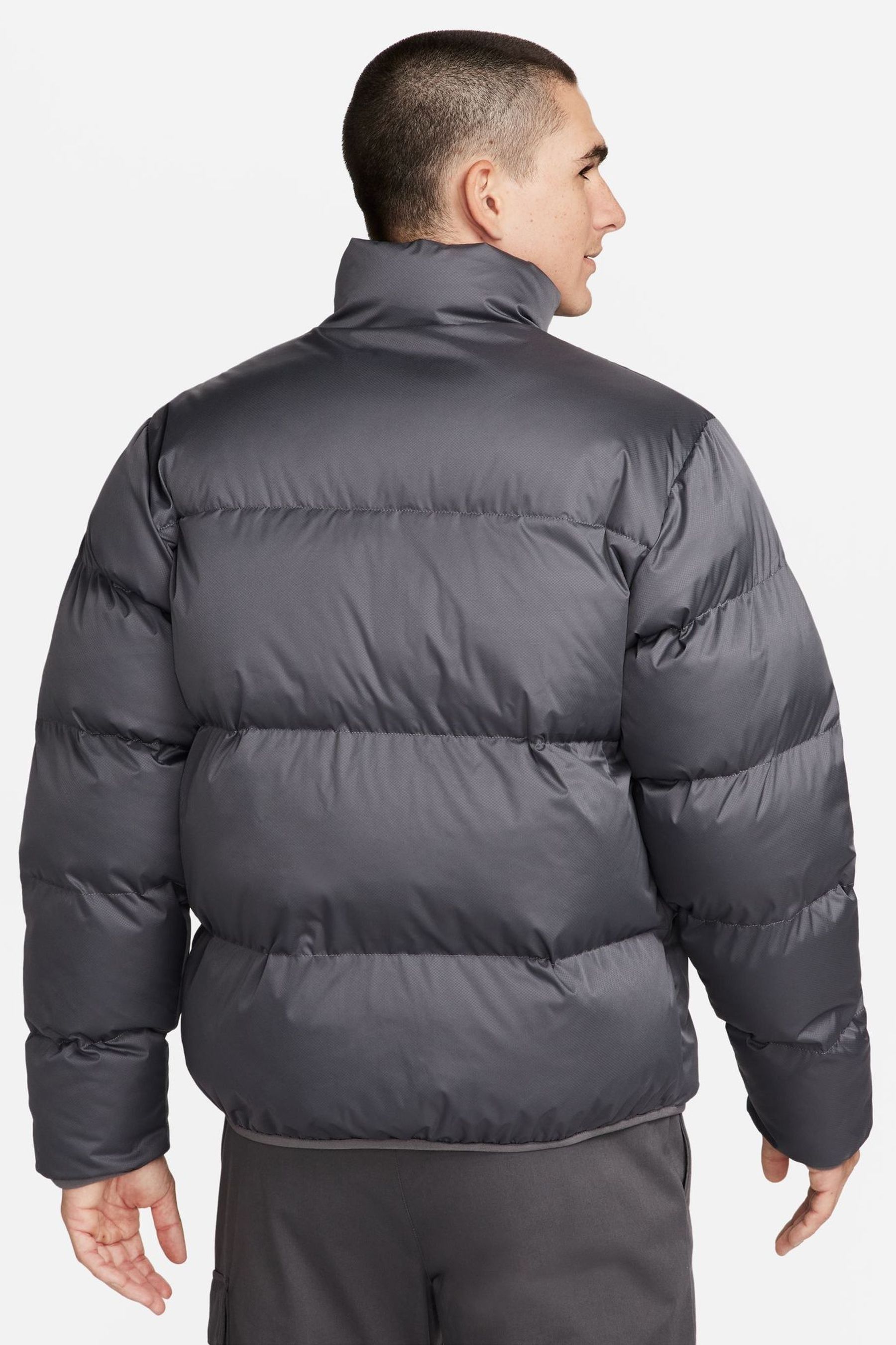 Buy Nike grey Sportswear Club Puffer Jacket from the Next UK online shop