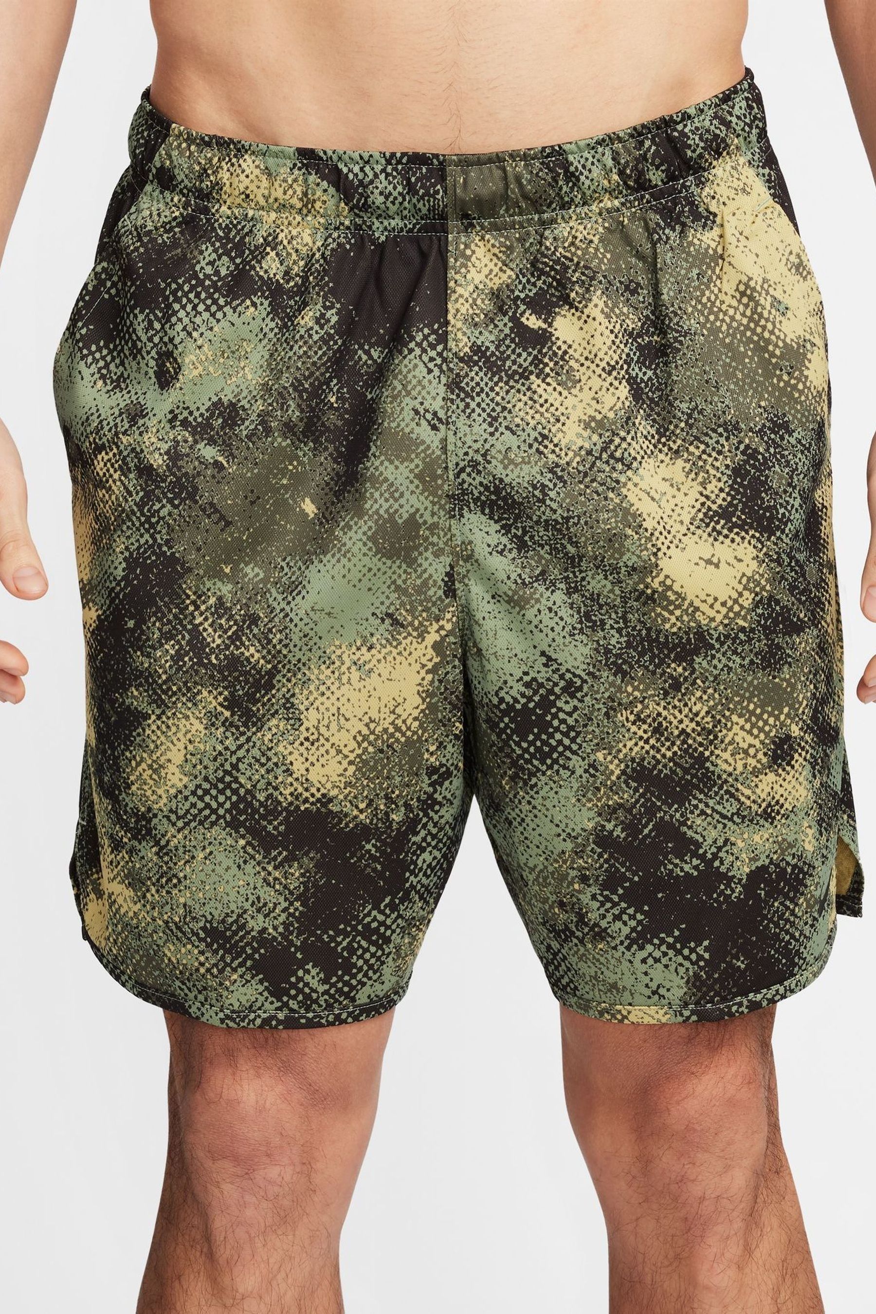 Buy Nike Green Totality Camo 7 inch Dri FIT Unlined Training Shorts from the Next UK online shop