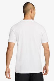 Nike White Dri-FIT Training T-Shirt - Image 2 of 3