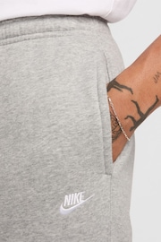 Nike Grey Club Fleece Bungee Joggers - Image 5 of 15