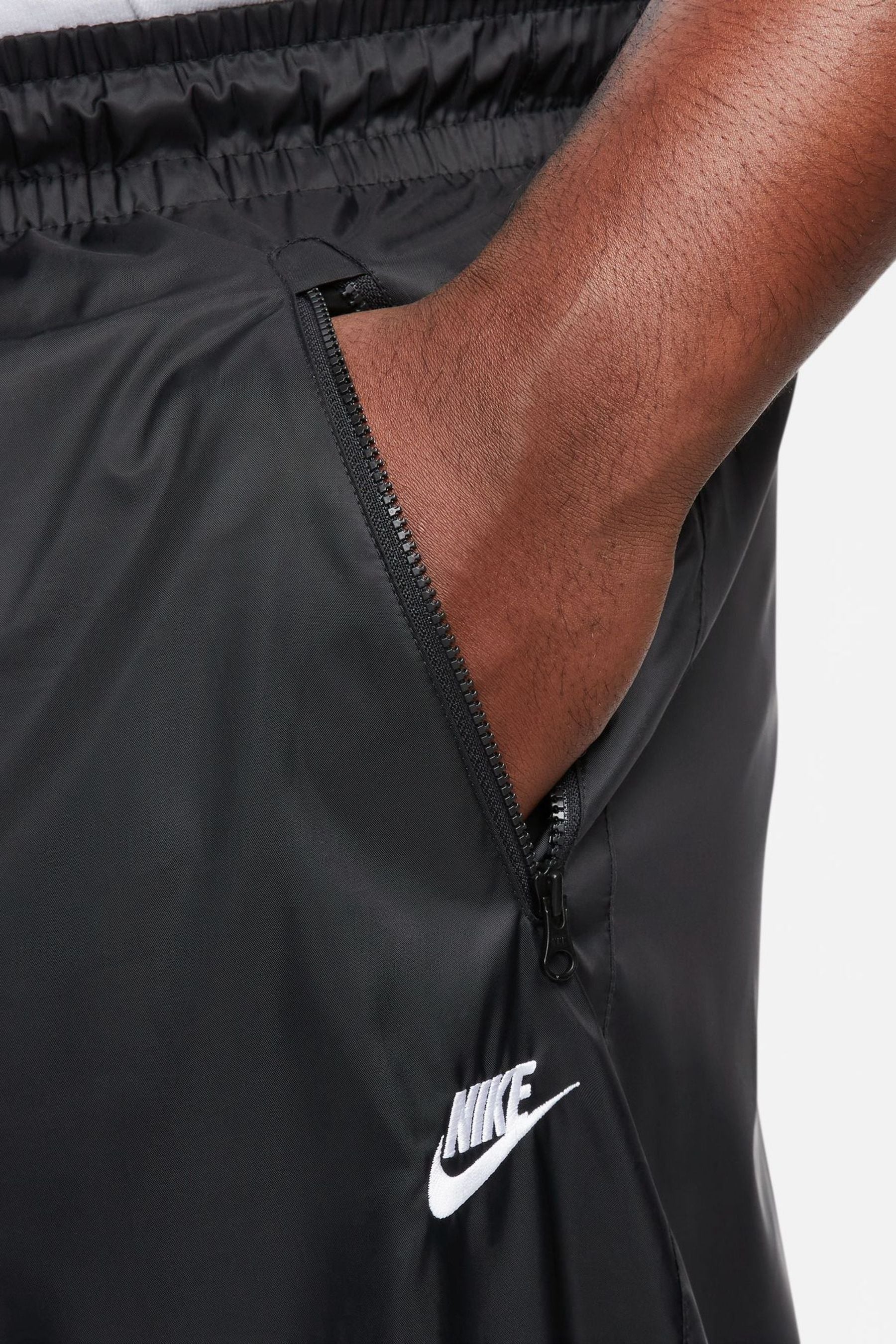 Nike Black Windrunner Woven Lined Joggers
