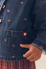 Red Denim Shirt and Check Skirt Set (3mths-7yrs) - Image 5 of 5