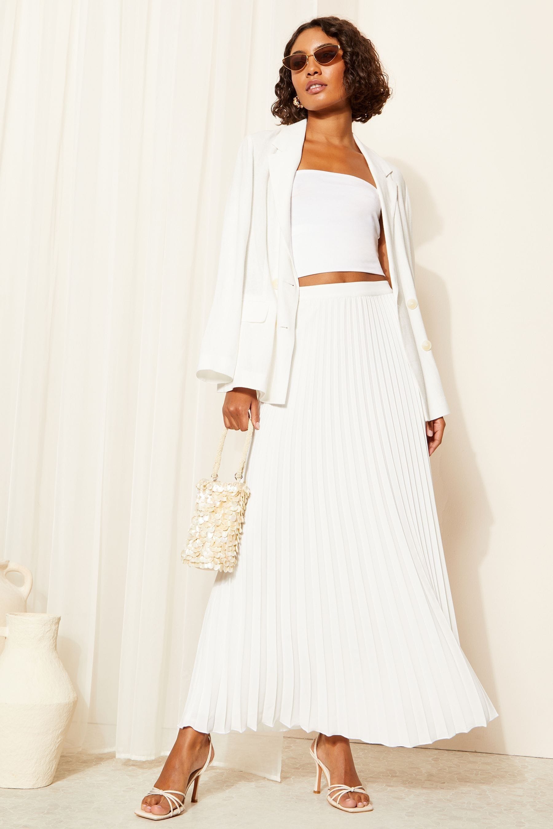 Maxi pleated skirt australia online