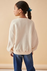 Ecru Applique Unicorn Sweatshirt (3-16yrs) - Image 3 of 7