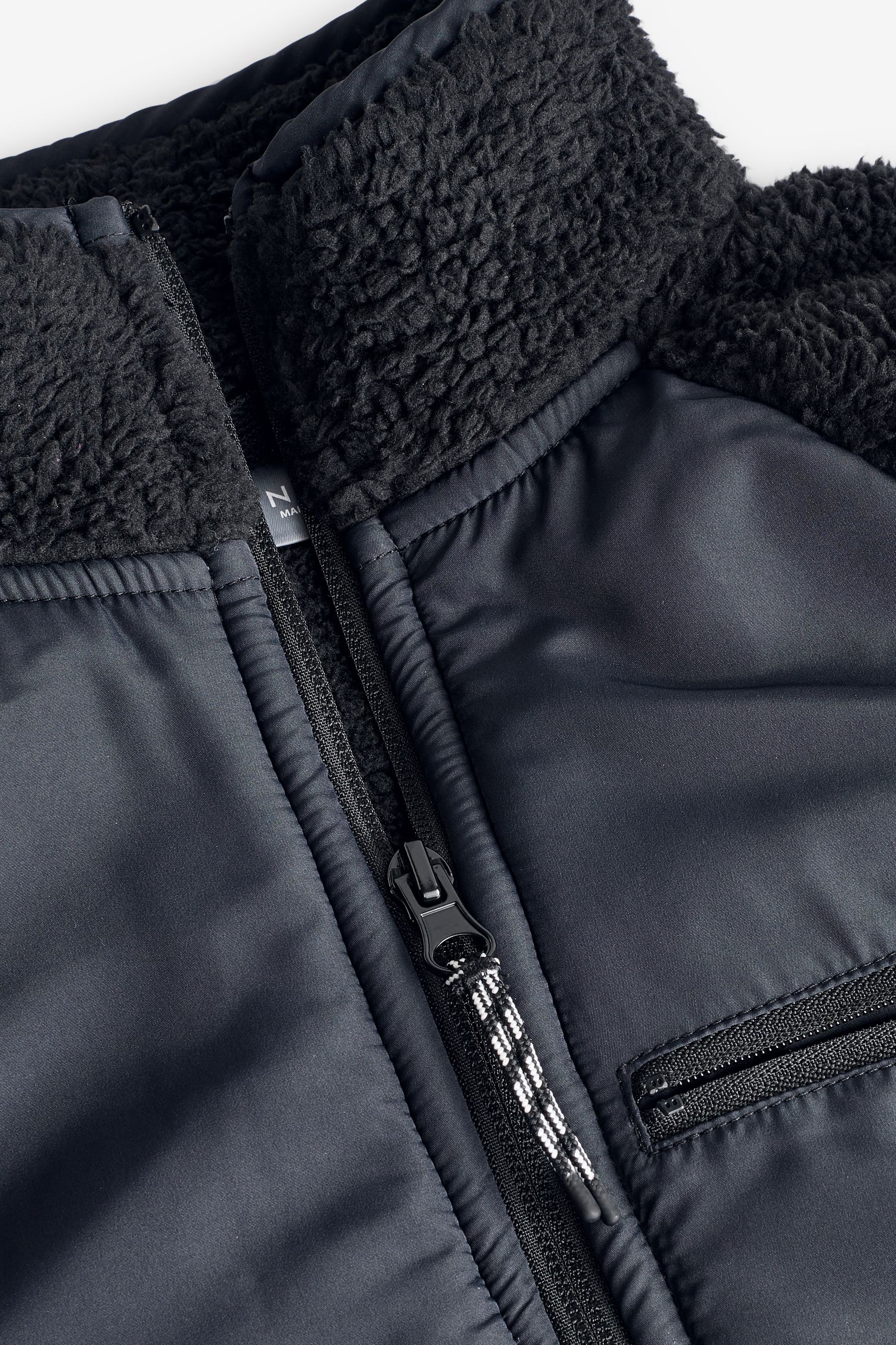 Black zip through jacket 2025
