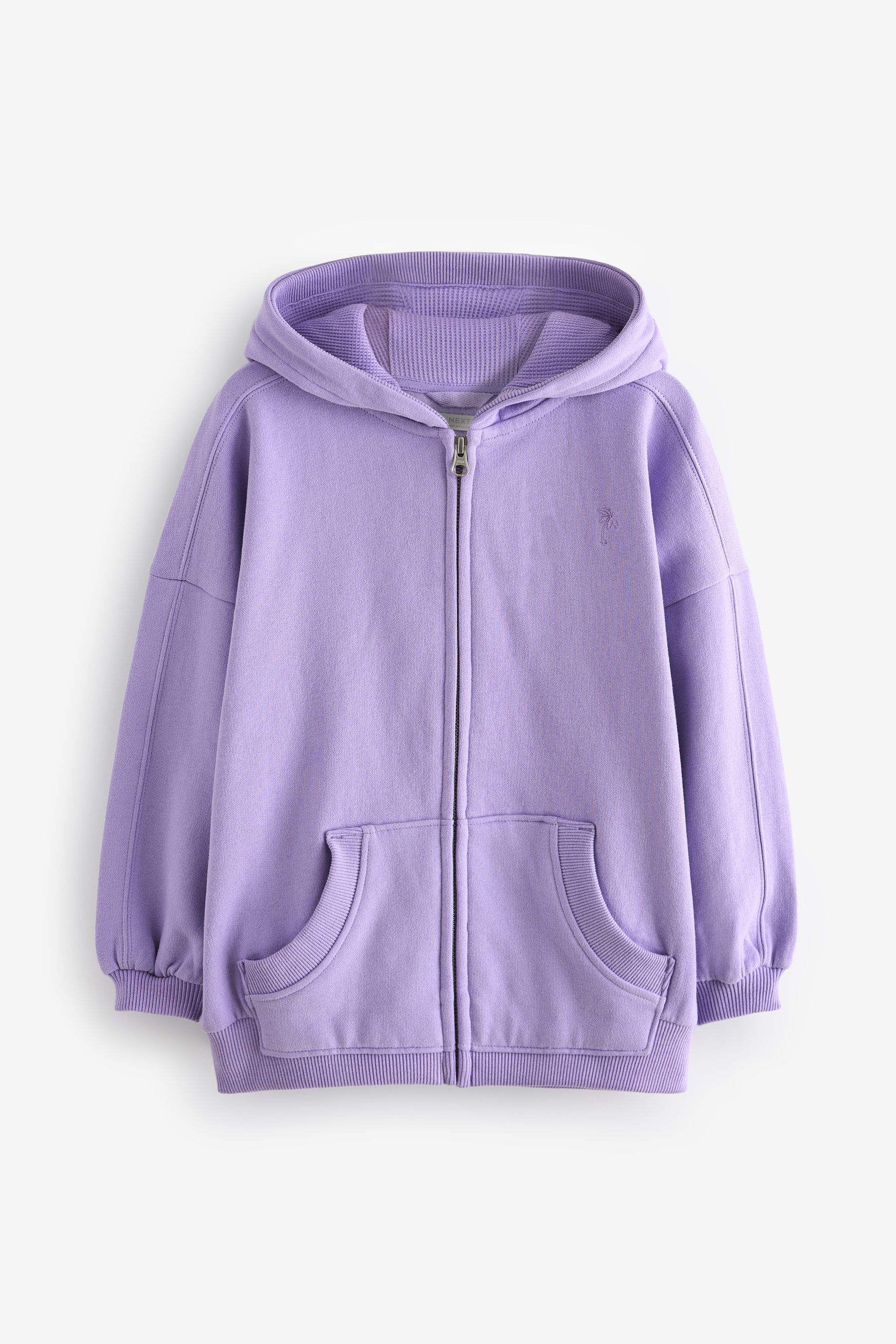 Buy Lilac Purple Zip Through Hoodie 3 16yrs from Next Saudi Arabia
