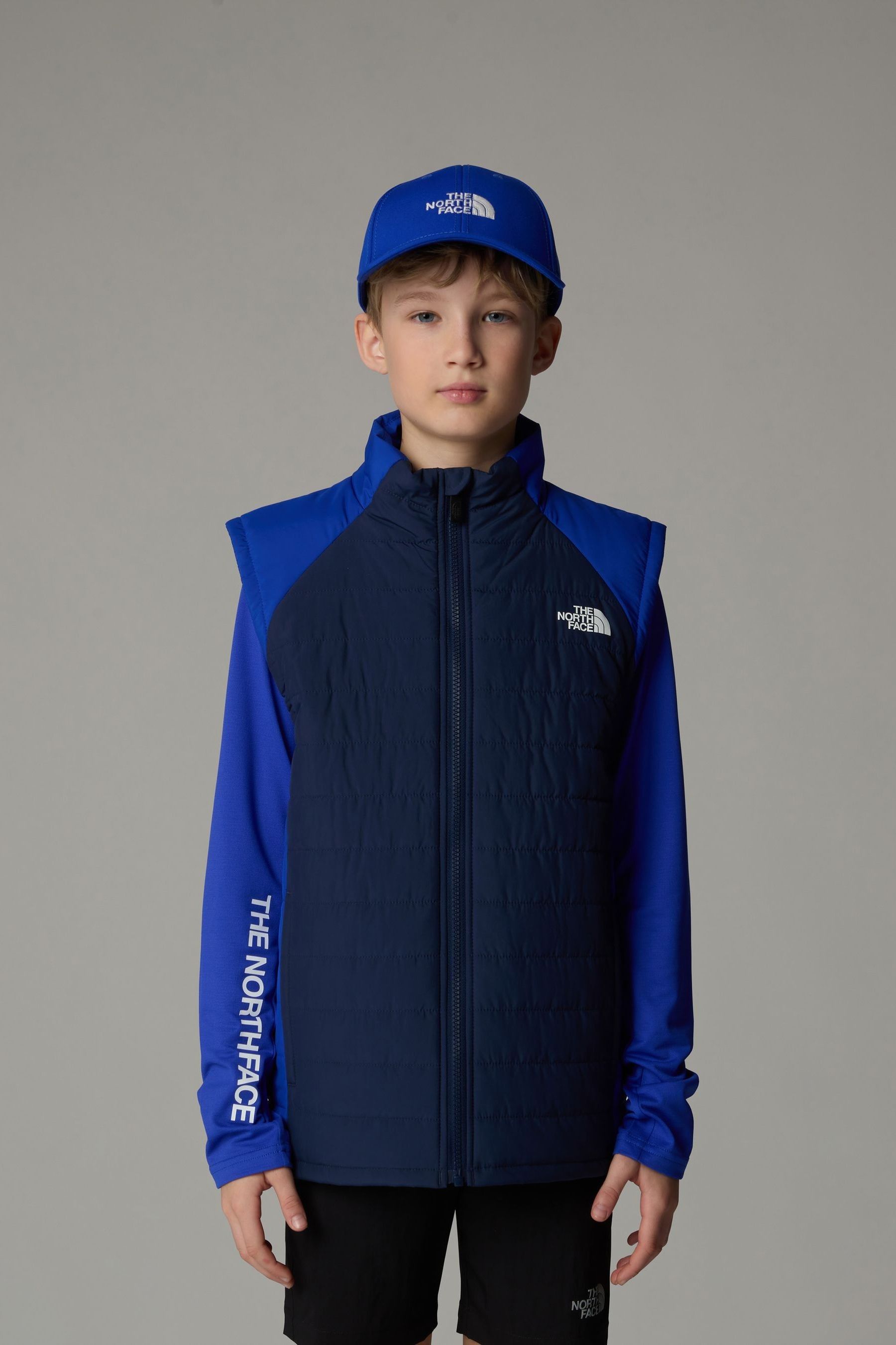 The North Face Blue Boys Never Stop Synthetic Gilet