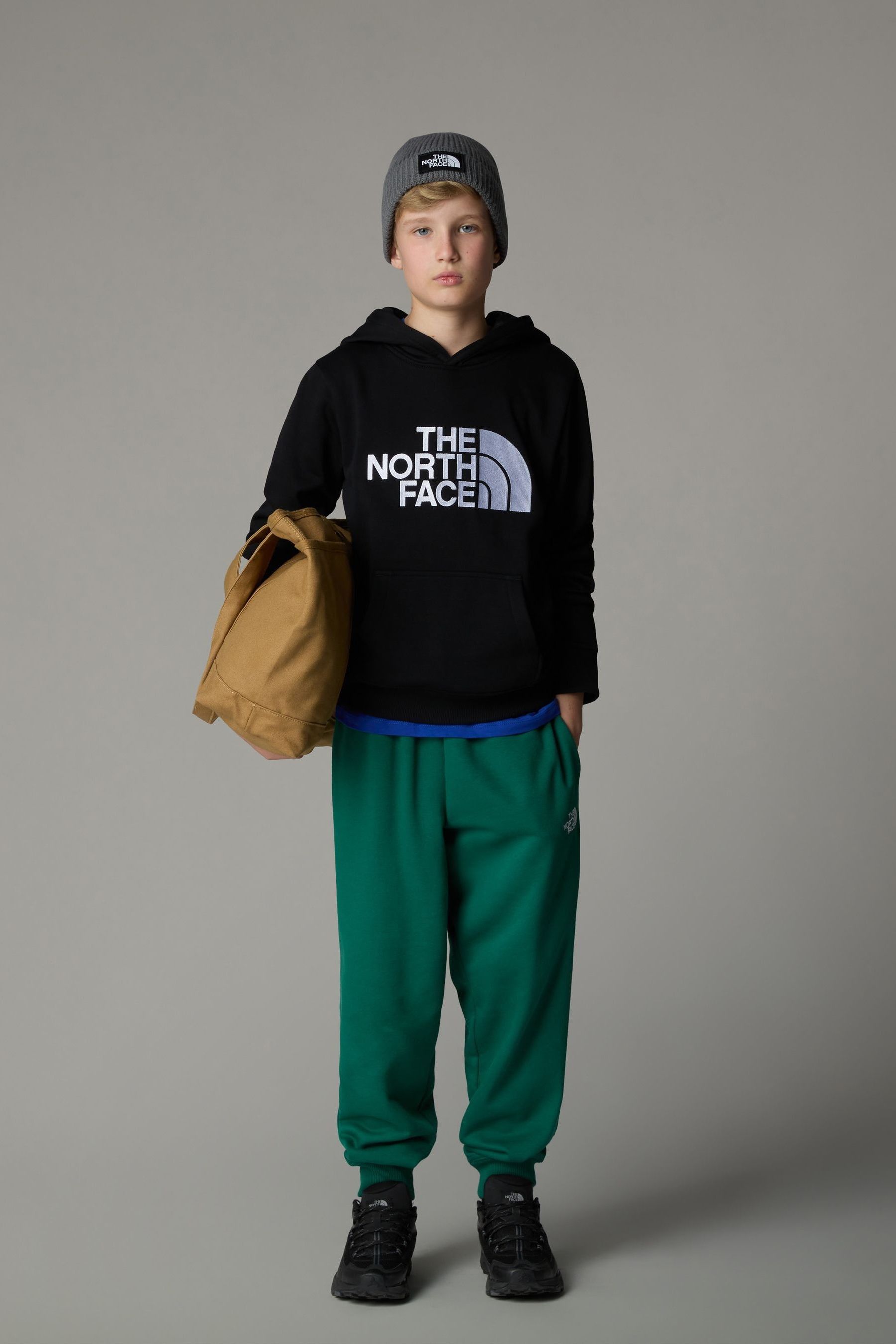 Buy The North Face Black Boys Teen Drew Peak Pullover Hoodie from Next USA