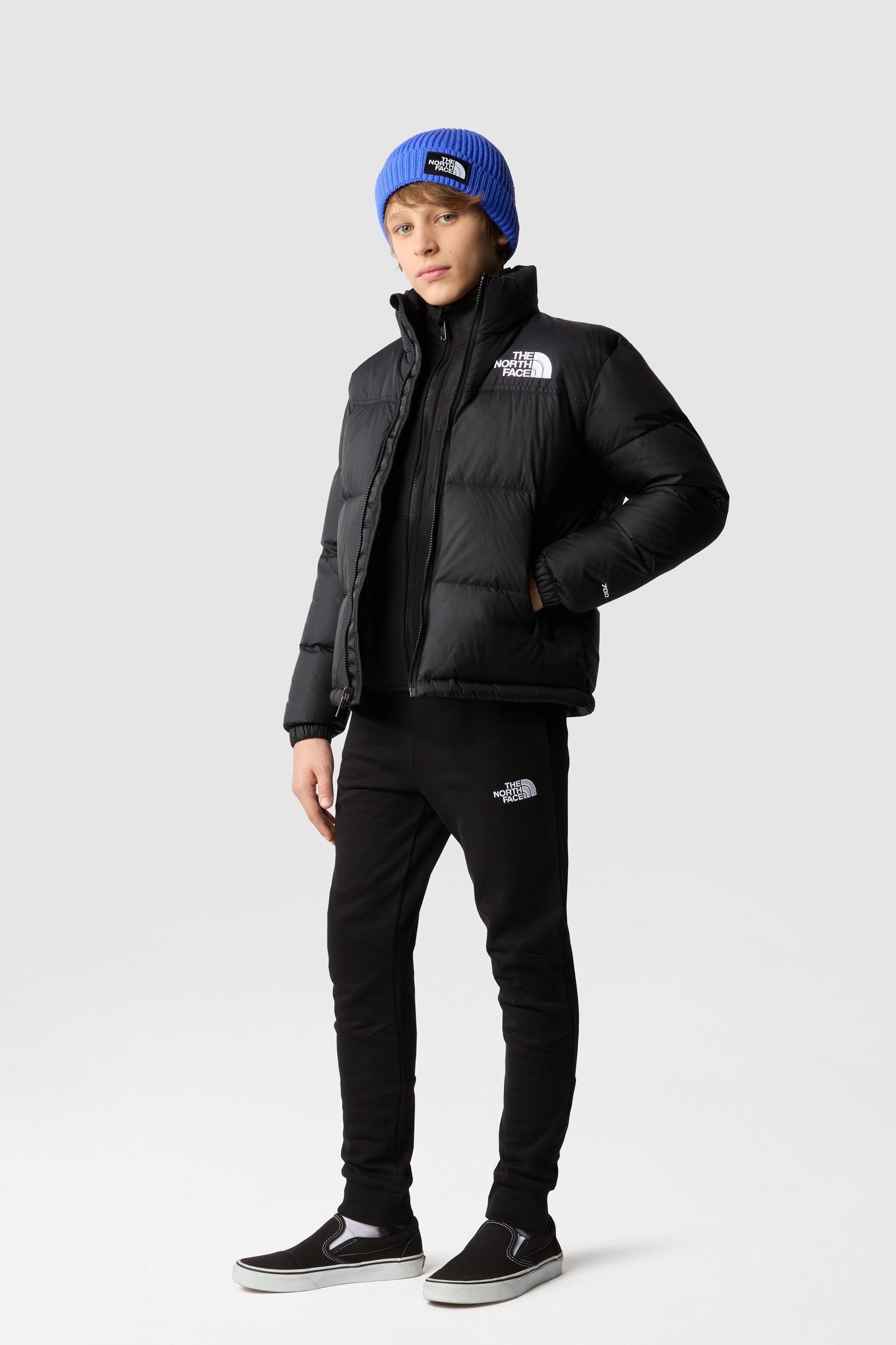 Boys nuptse jacket sales