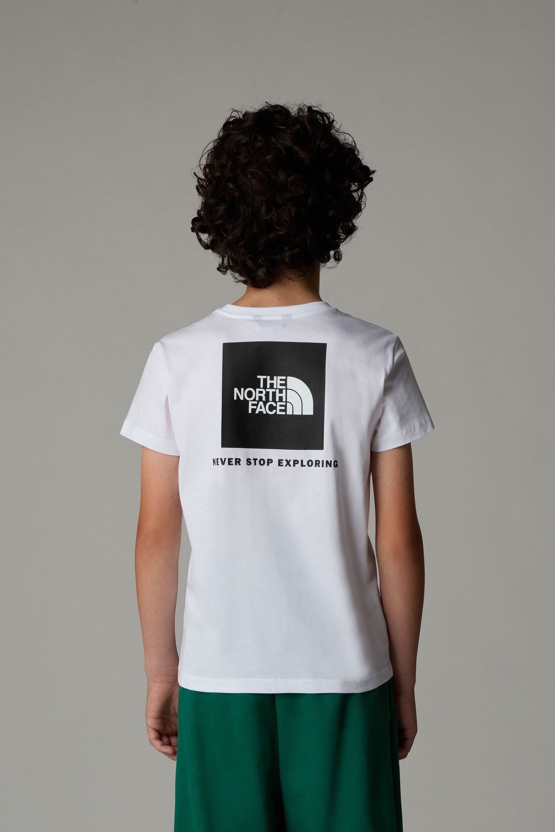 Buy The North Face White Boys Redbox T Shirt from Next Luxembourg