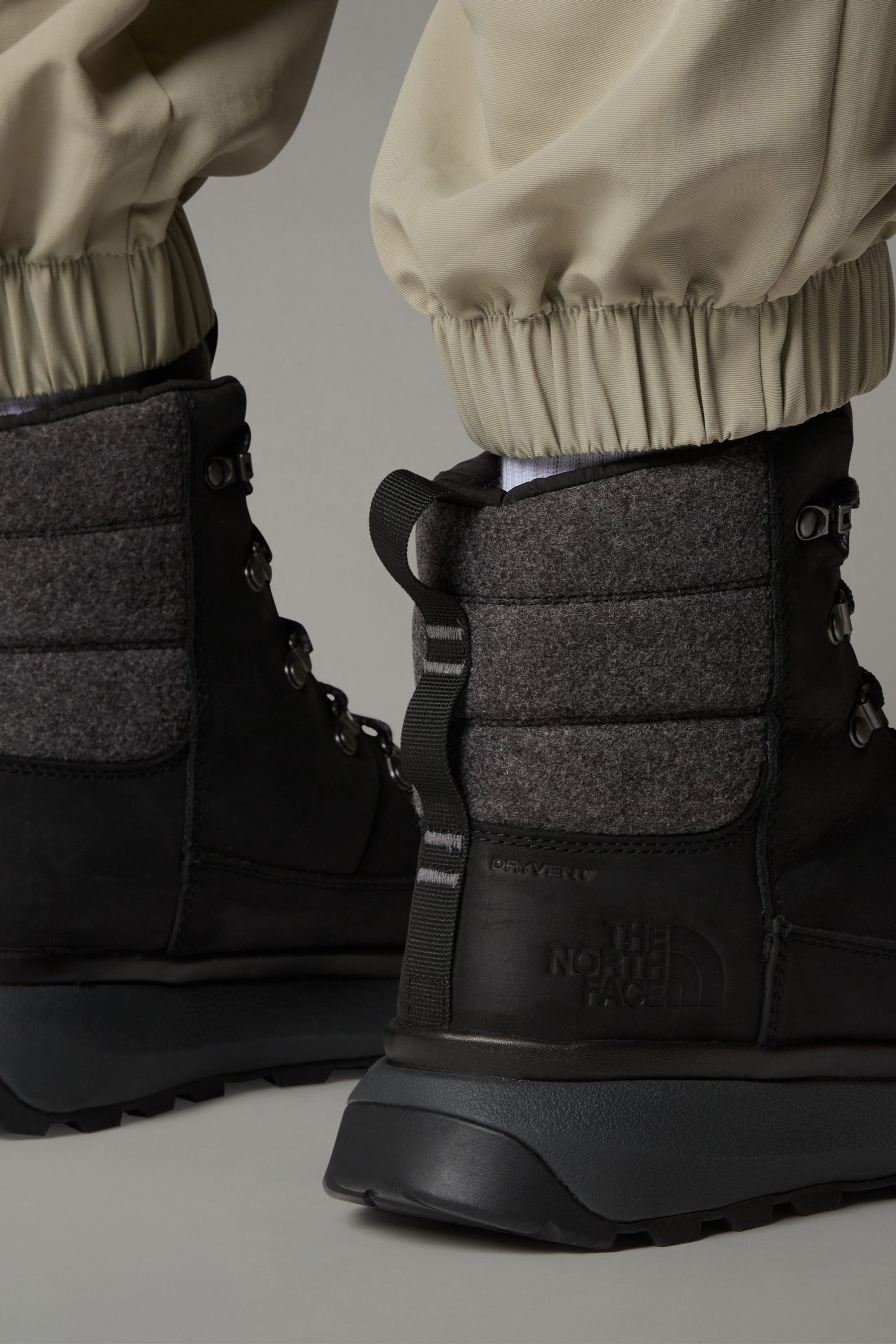 The North Face Black Bergen Leather Walking Boots