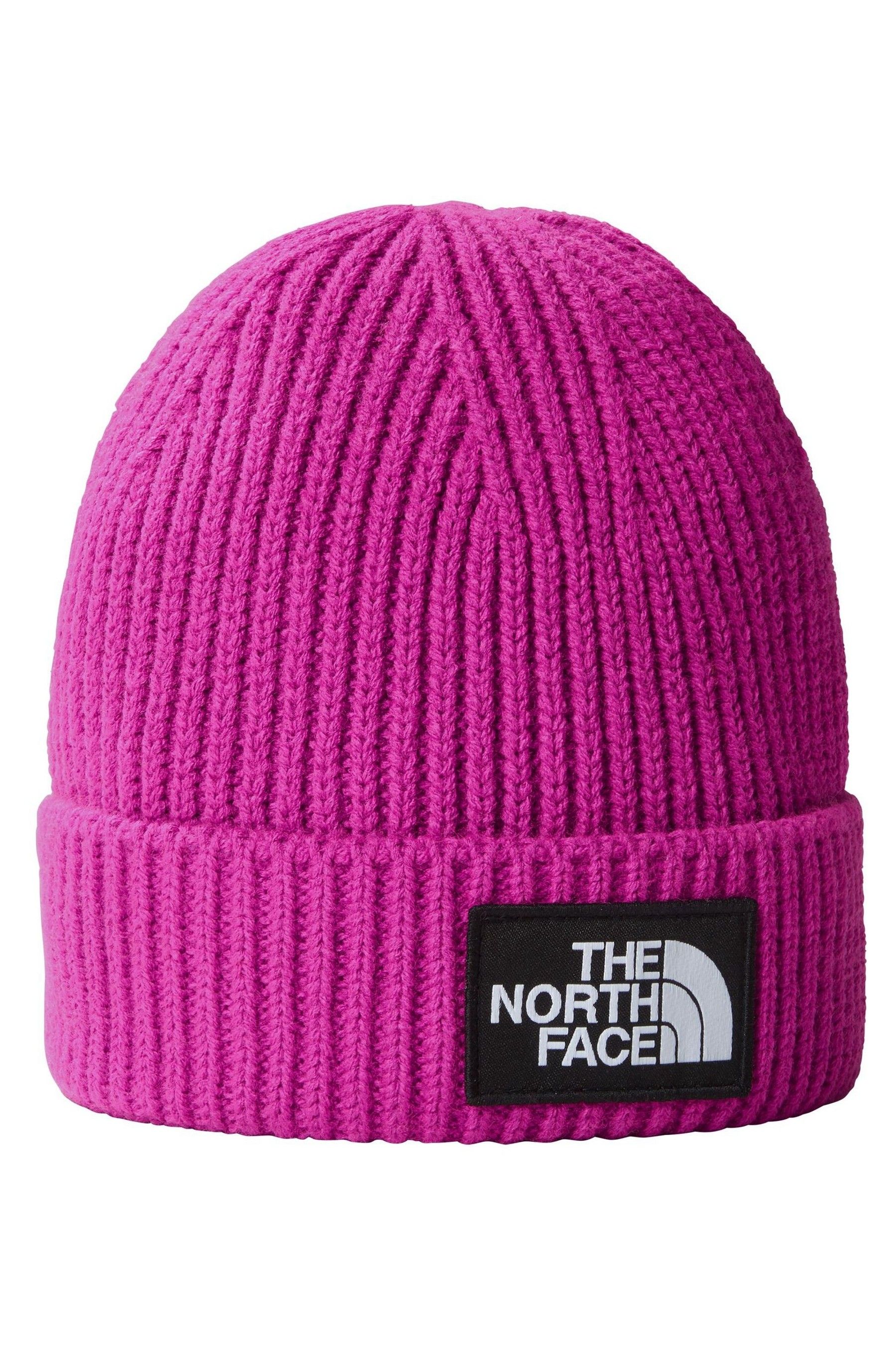 Buy The North Face Purple Logo Box Cuffed Beanie from Next Canada