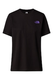 The North Face Black Womens Relaxed Redbox Graphic 100% Cotton T-Shirt - Image 3 of 4