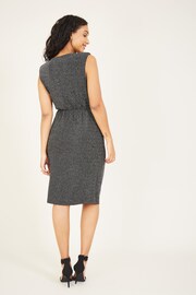 Mela Silver Belted Bodycon Dress - Image 2 of 4