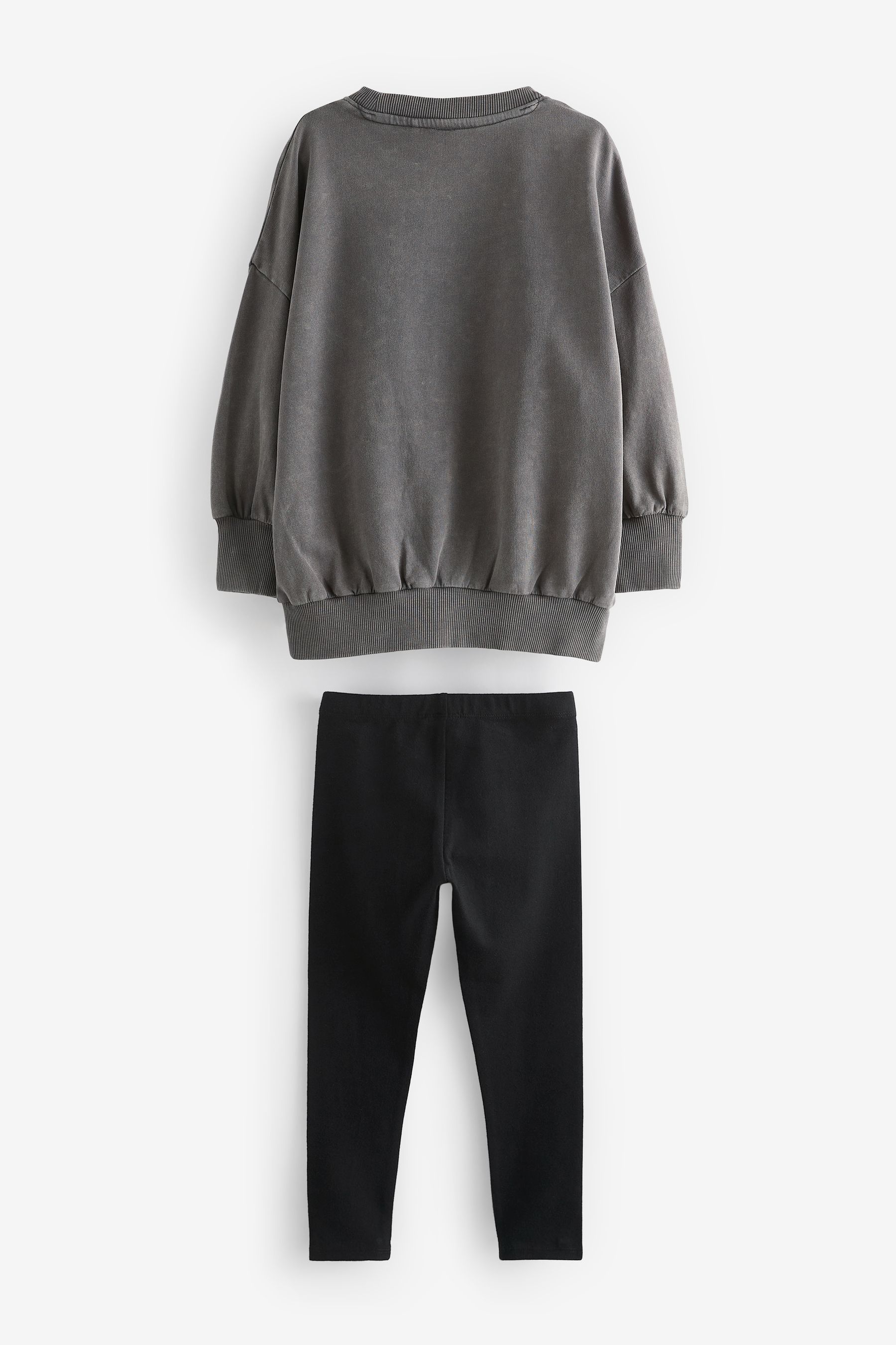 Buy Charcoal Grey Butterfly Sweatshirt And Leggings Set 3 16yrs from the Next UK online shop