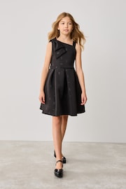 Baker by Ted Baker Bow Detail Embossed Scuba Dress - Image 3 of 10