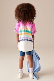 Multi T-Shirt And Cycling Shorts Set (3-16yrs) - Image 3 of 4