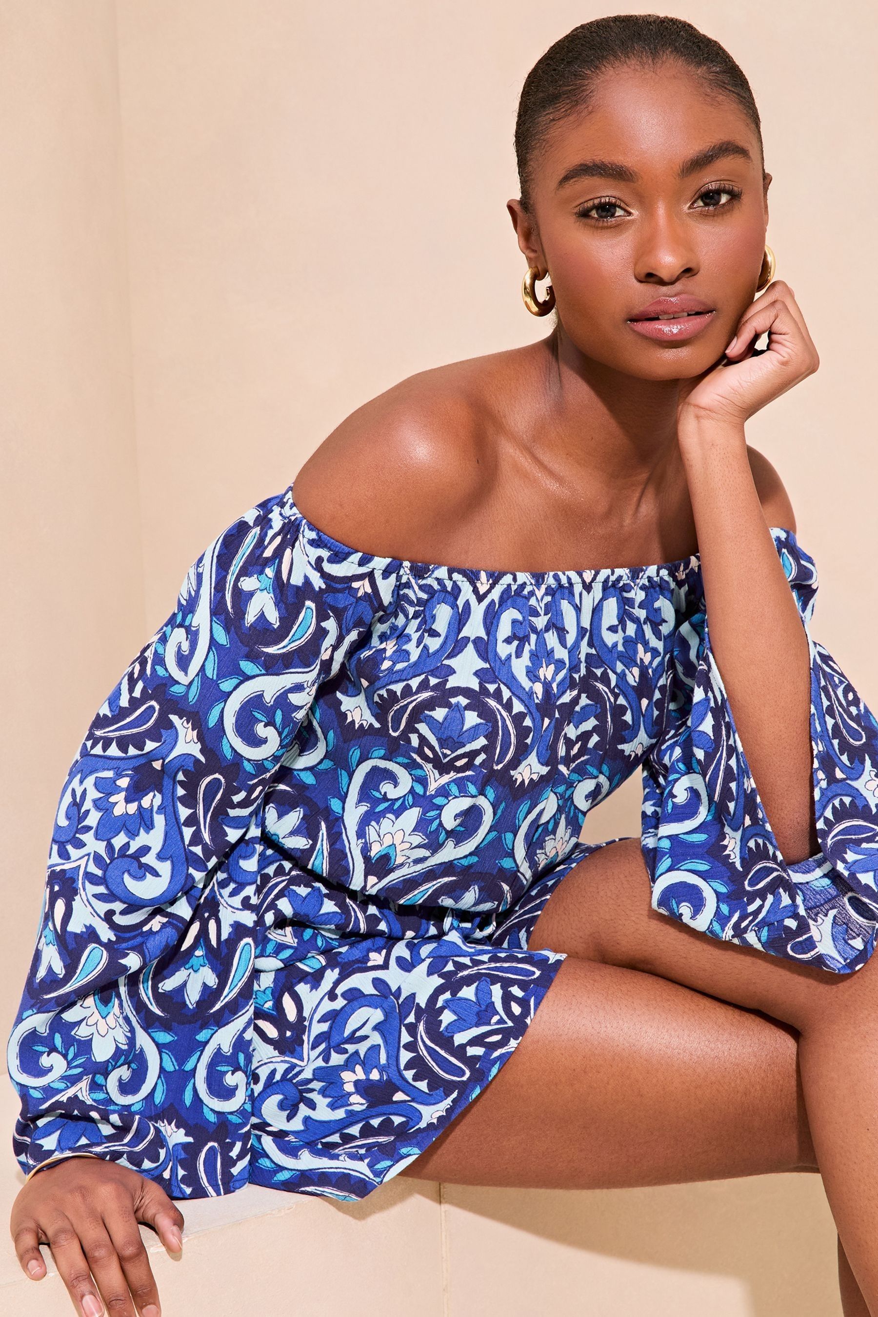 Bardot long dress hot sale