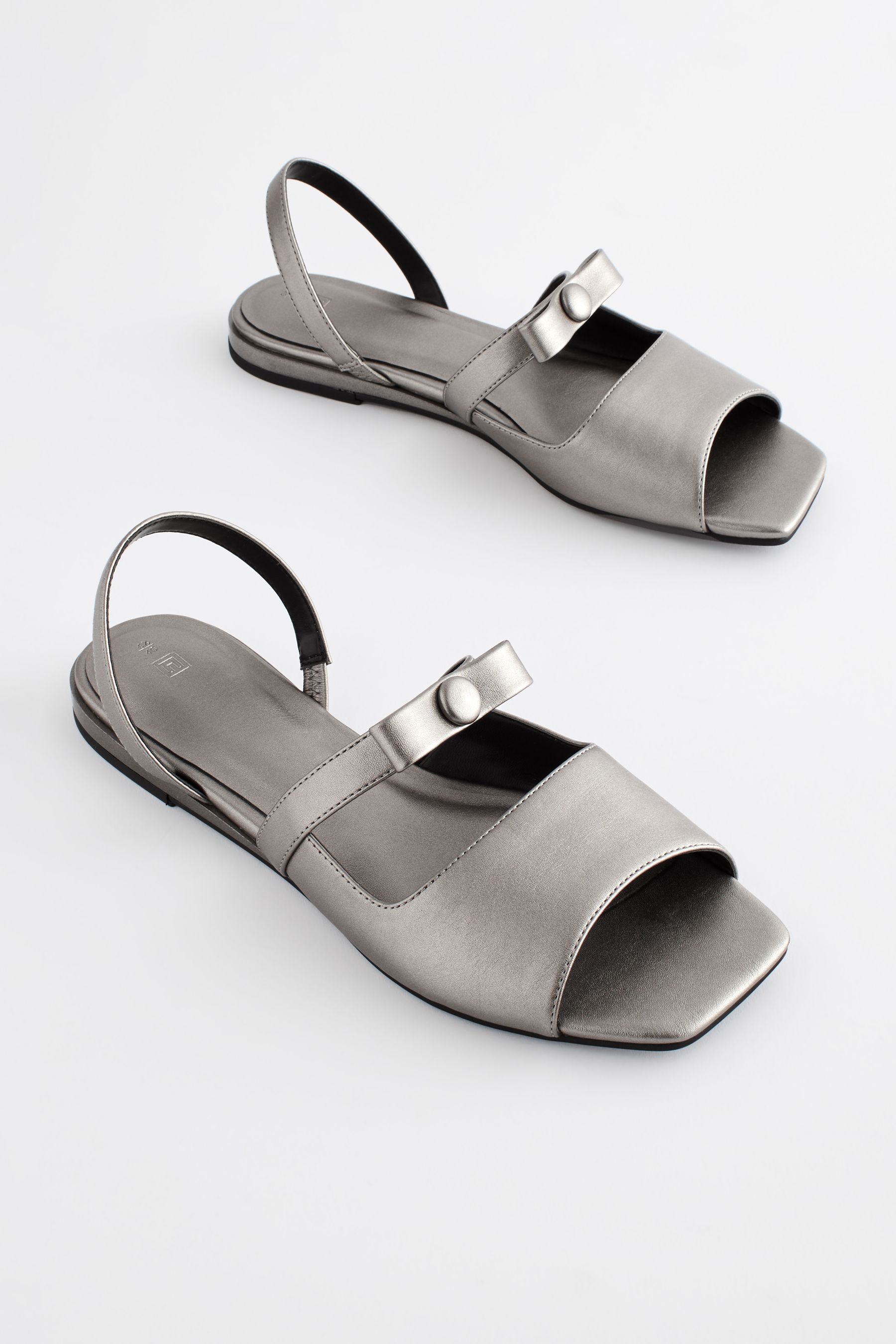 Wide fit peep toe sandals top