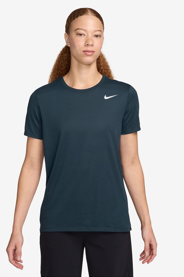 Nike Navy Dri-FIT T-Shirt - Image 1 of 3