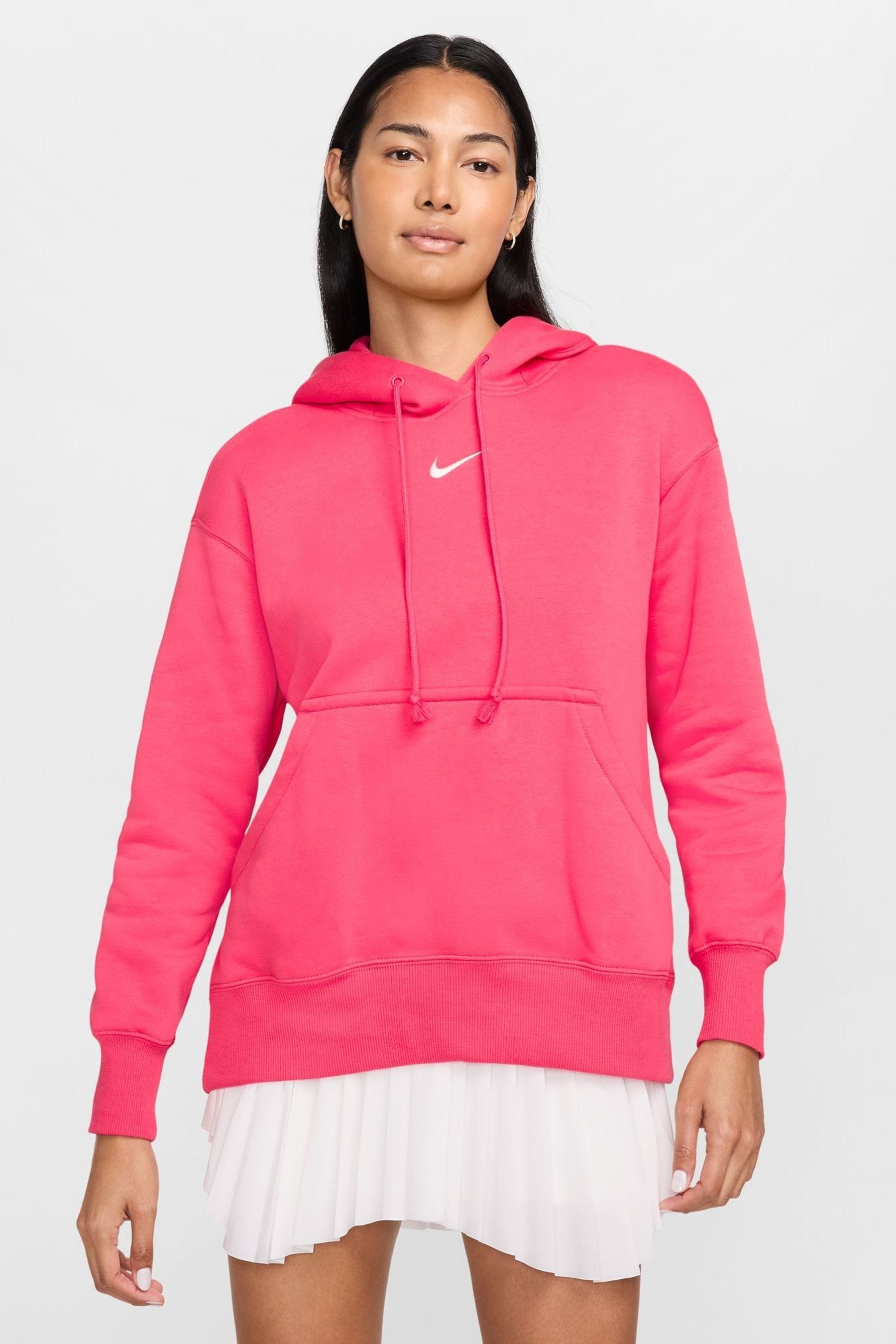 Nike women's pink hoodie shop