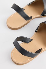 Black Standard/Wide Fit Beach Sandals - Image 6 of 7