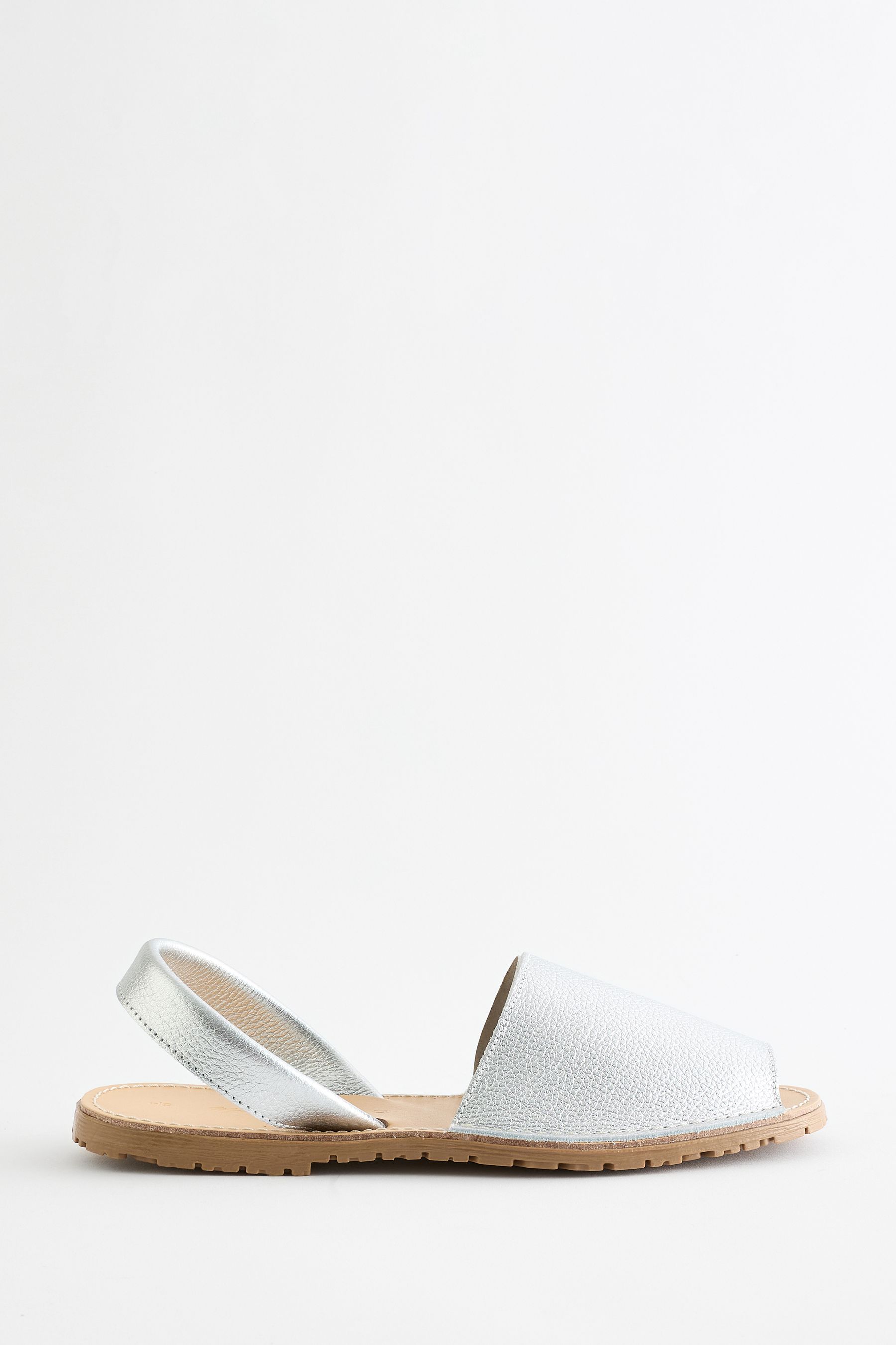 Silver beach sandals discount